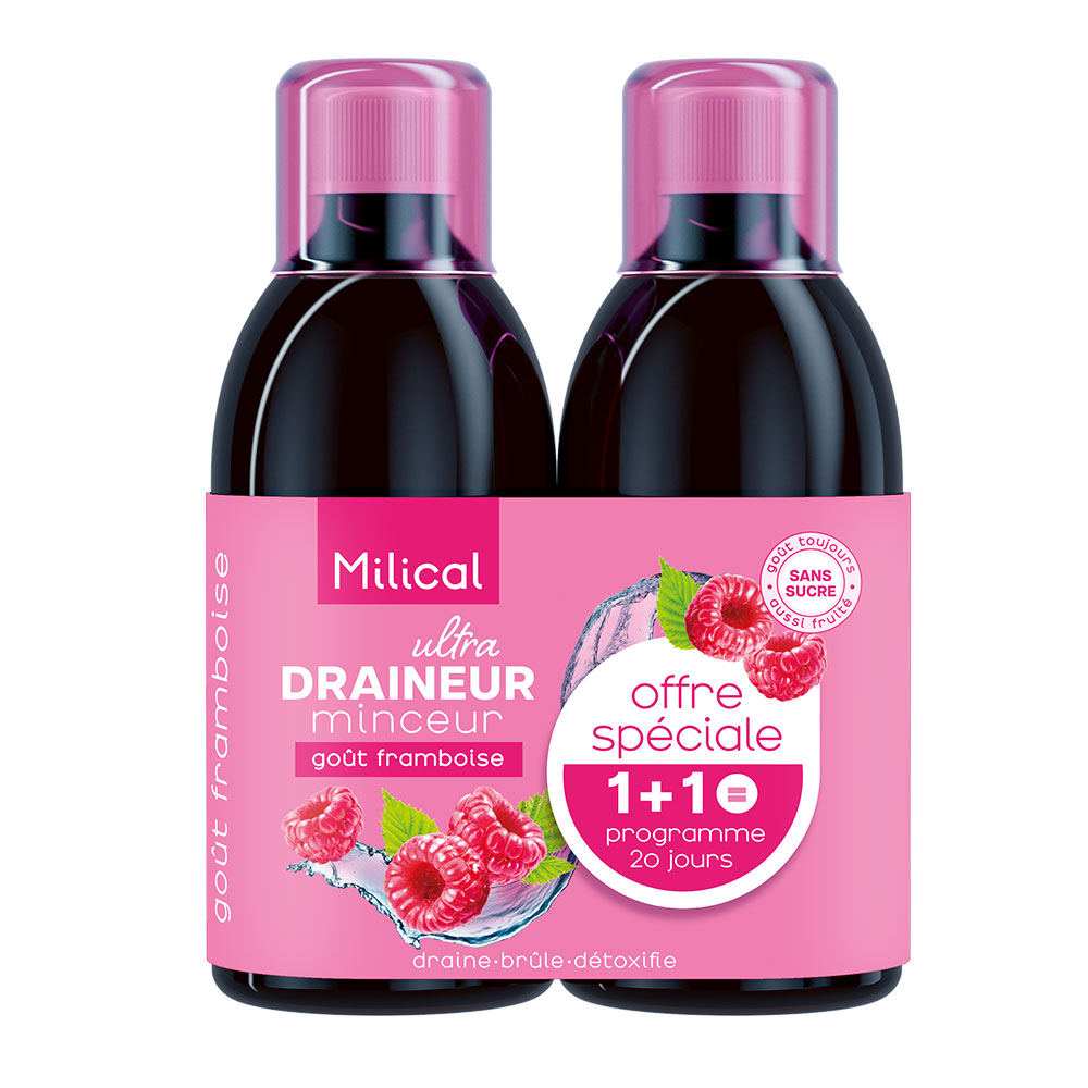 Milical Ultra slimming drainer 20-day programme 2 x 500 ml