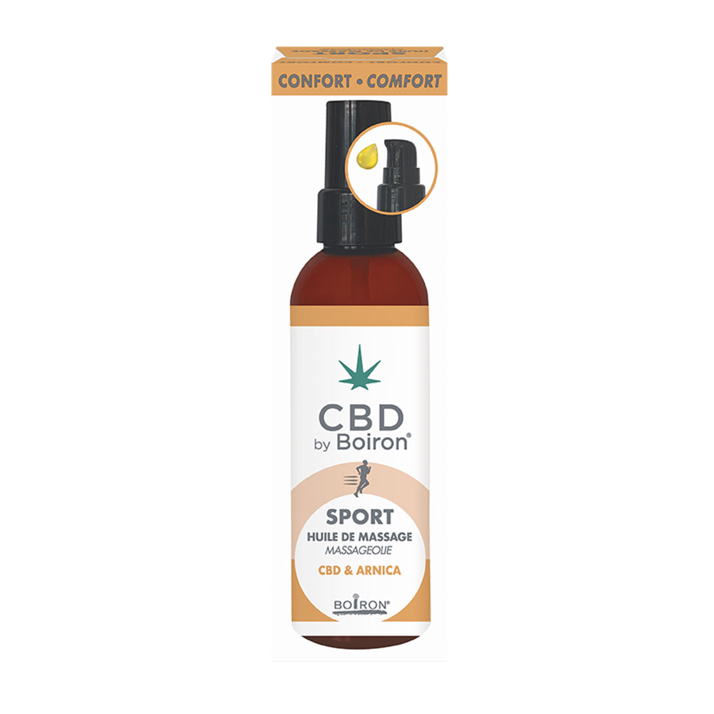 Boiron CBD and arnica massage oil 100 ml