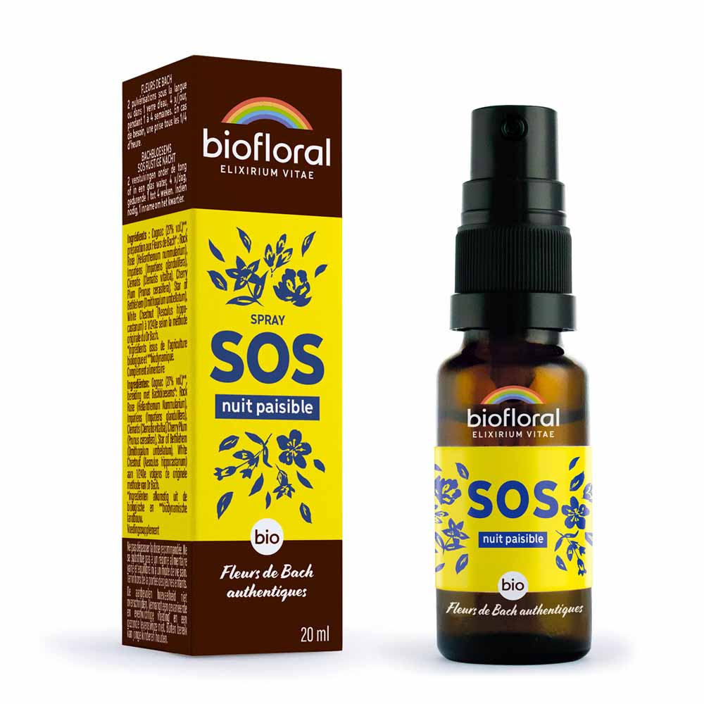 Biofloral Night Rescue SOS Spray Organic 20 ml
