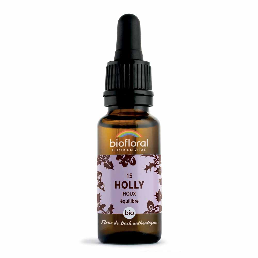 Biofloral Bach Flowers No.15 Organic Holly Demeter 20 ml