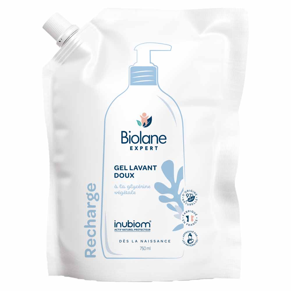 Biolane Expert Gentle cleansing gel with plant-based glycerin 750 ml