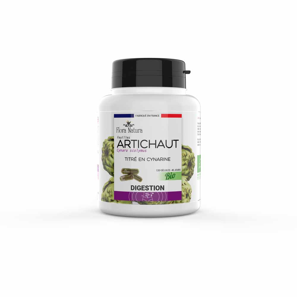 Flora Natura Artichoke supports healthy digestion 120 capsules