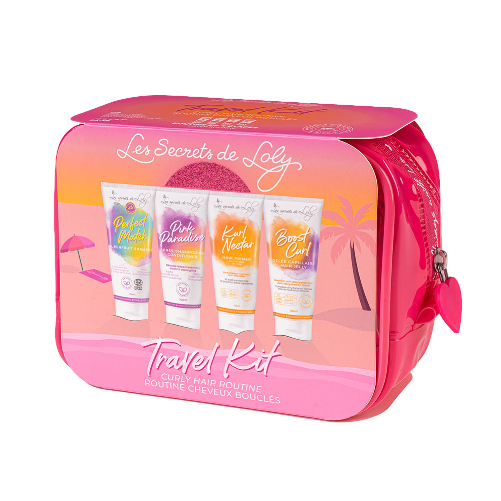 Les Secrets de Loly Travel set for curly hair