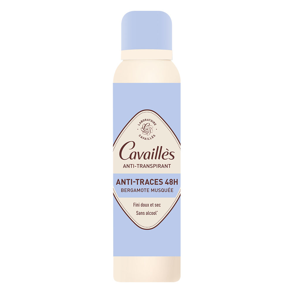 Cavaillès Absorb + Deodorants Spray Anti-Transpirant Anti-Traces 48H 150ml