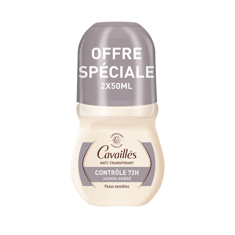 Cavaillès 72h anti-perspirant roll-on deodorant 2 x 50 ml