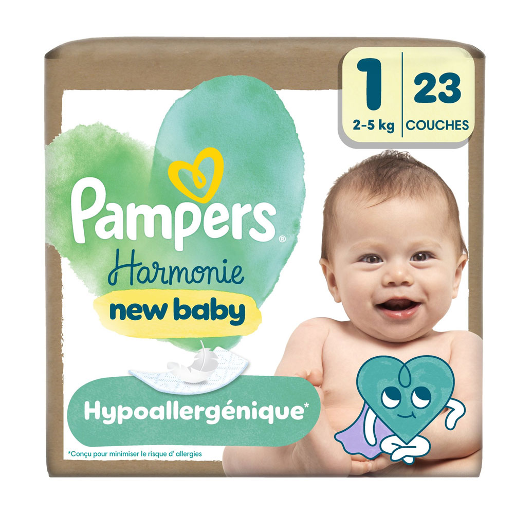 Pampers Harmonie Layers Size 1 2 to 5Kg x23