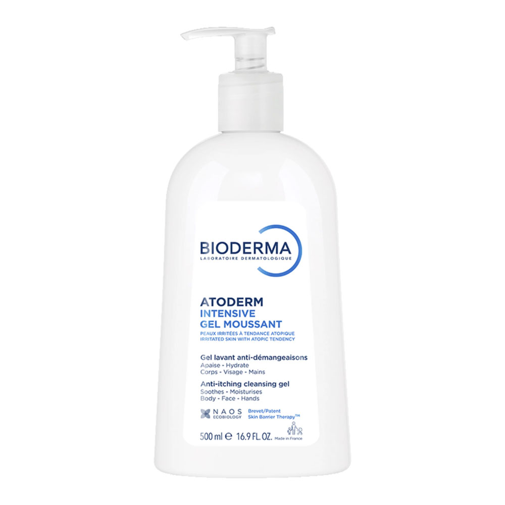 Bioderma Atoderm Pp Moisturising Oil Foaming Gel Bottle Peaux atopiques 500ml