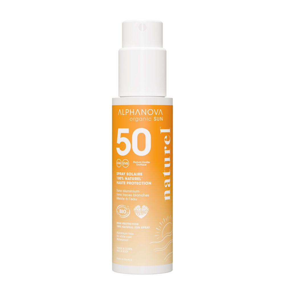 Alphanova Organic Sun High Protection SPF50 Organic Sunscreen Cream 100 g