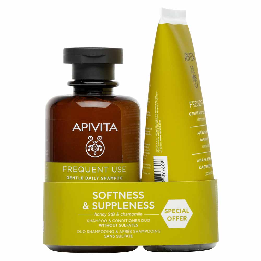 Apivita Frequent use shampoo and conditioner duo
