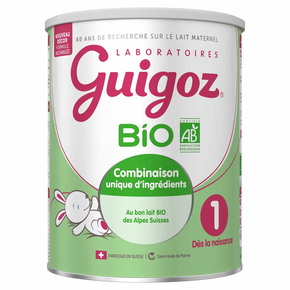 Guigoz Organic Infant formula 1 from birth 800 g