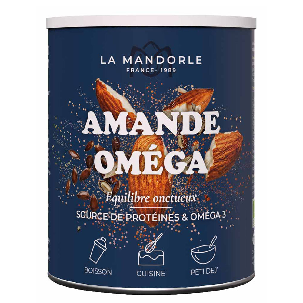 La Mandorle Almond Omega Protein and Omega 3 Powder 400 g