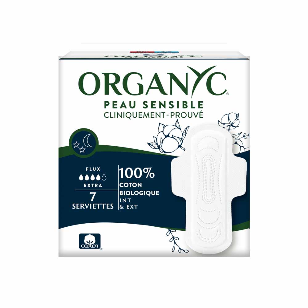 Organyc Flux Extra Night towels In organic cotton x7