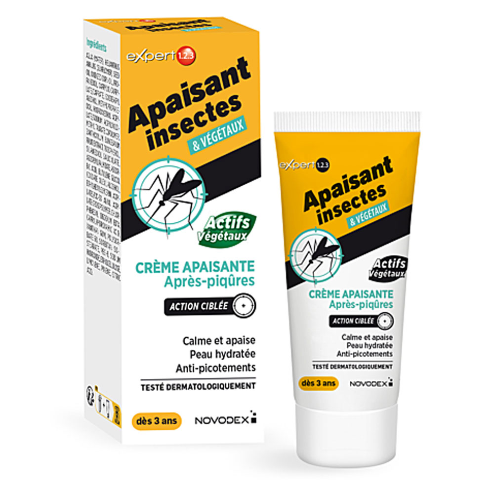 Novodex Expert 1.2.3 Soothing insect bite cream 30 ml