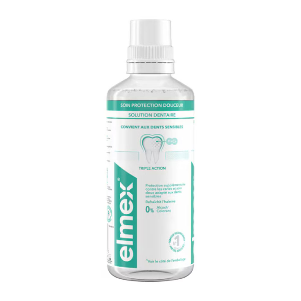 Elmex Sensitive Gentle Alcohol-Free Mouthwash 400 ml