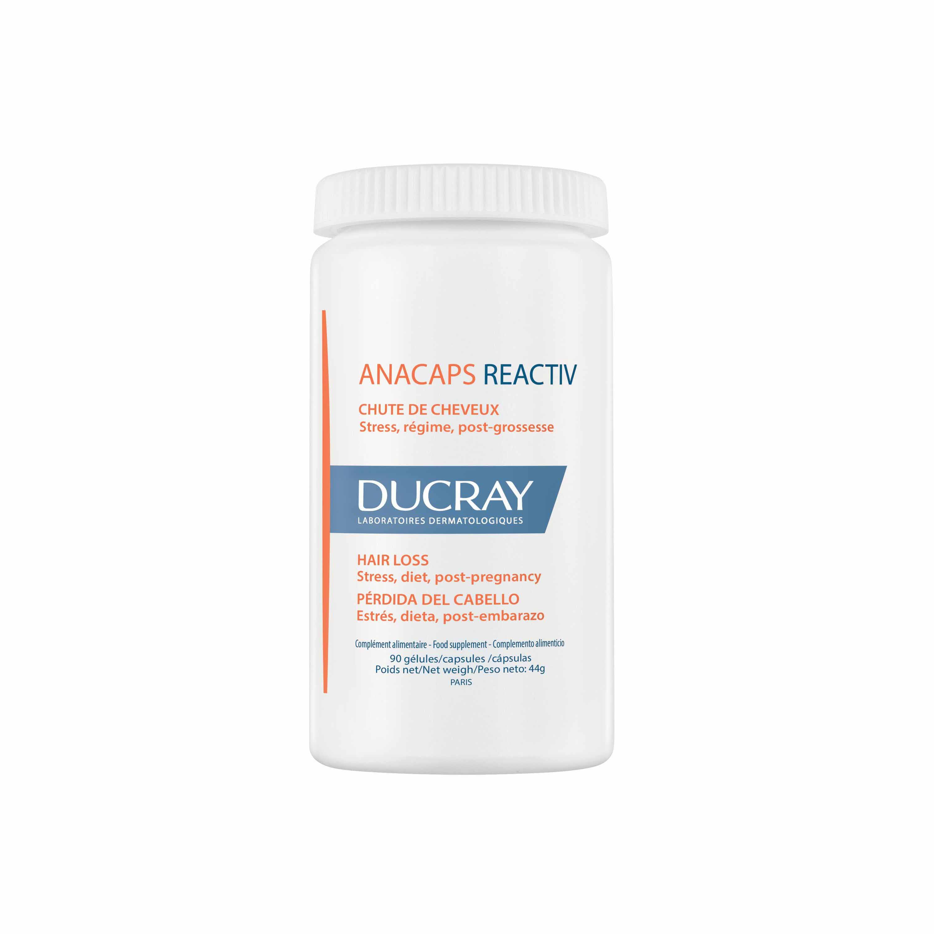 Ducray Anacaps Chute De Cheveux Reactionnelle Reactiv 90 Gélules