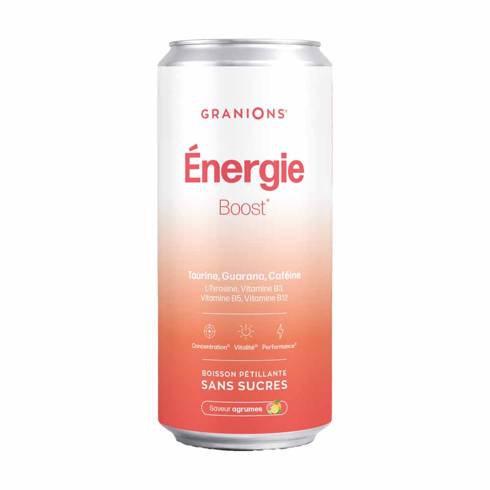 Granions Energy Boost Vitality Sparkling Drink citrus flavour 330 ml