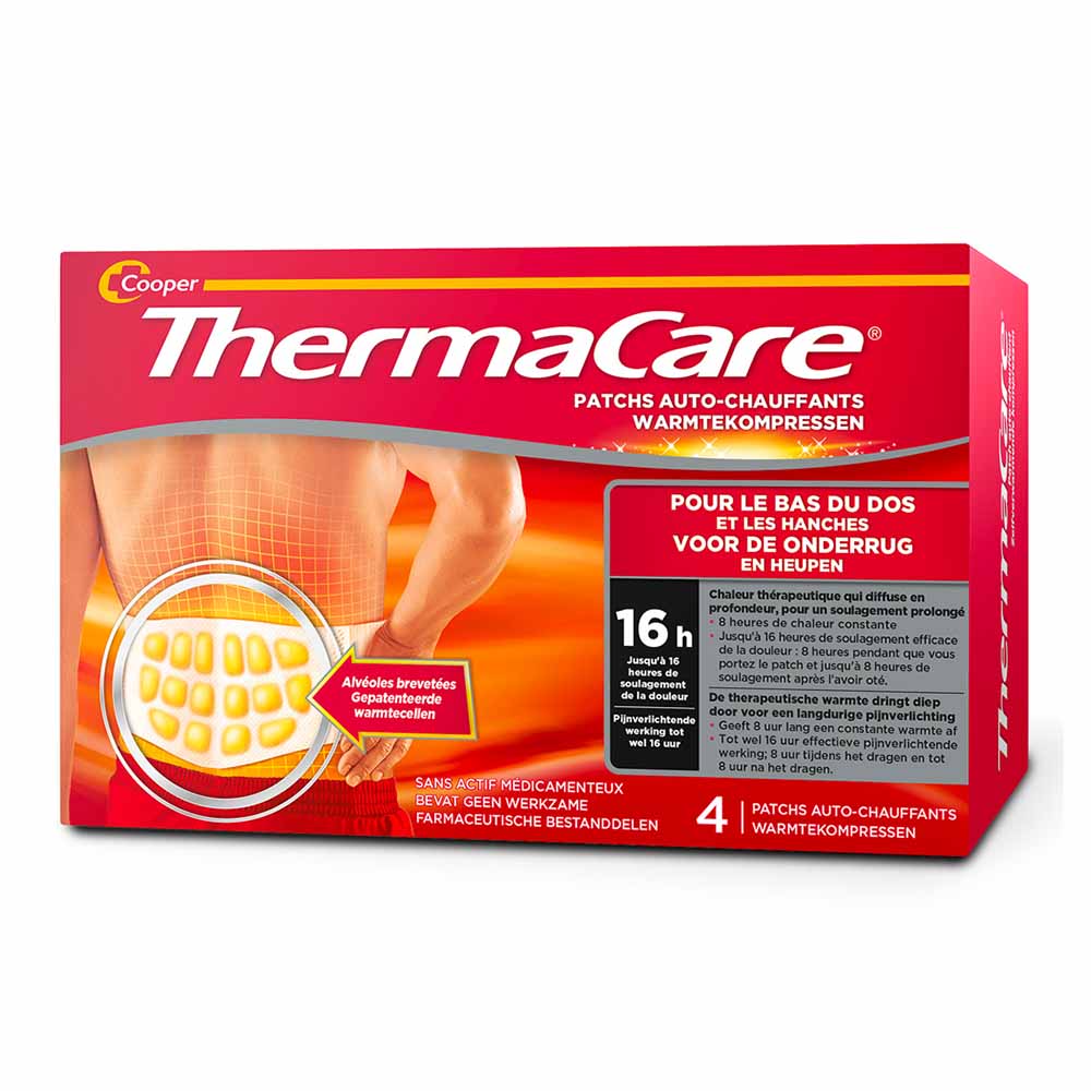 Thermacare Self-Heating Patches eases lower back pain x4
