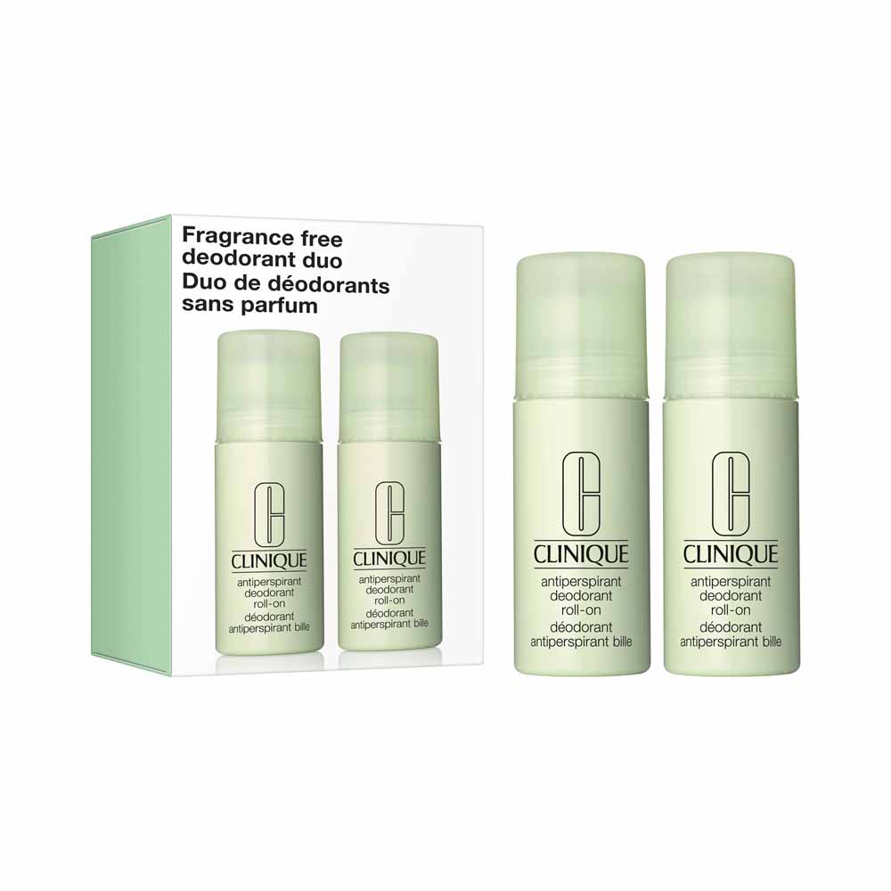 Clinique Fragrance-free roll-on deodorant duo 150 ml