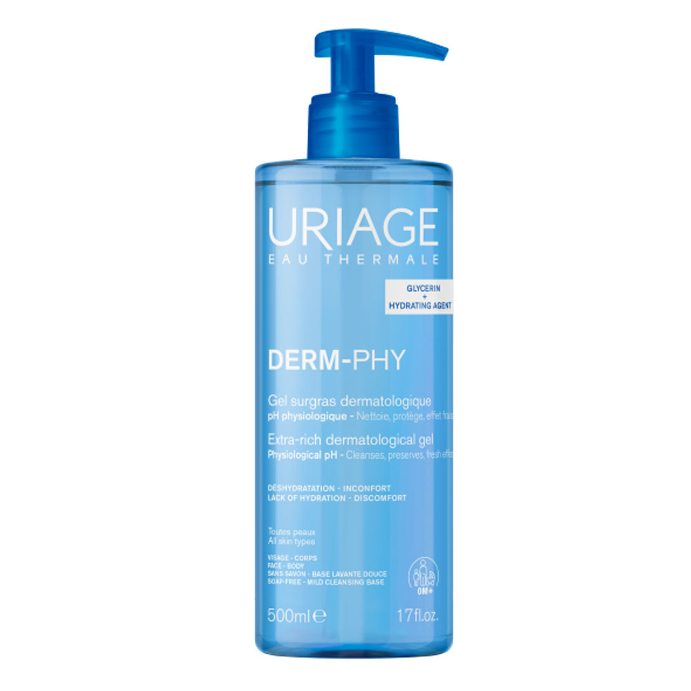 Uriage Hygiene Super fat dermatological shower gel for sensitive skin 500 ml