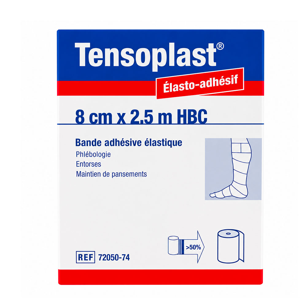 Tensosport Tensoplast® Elastic adhesive plaster 2.5m x 8cm Flesh 1 x unit
