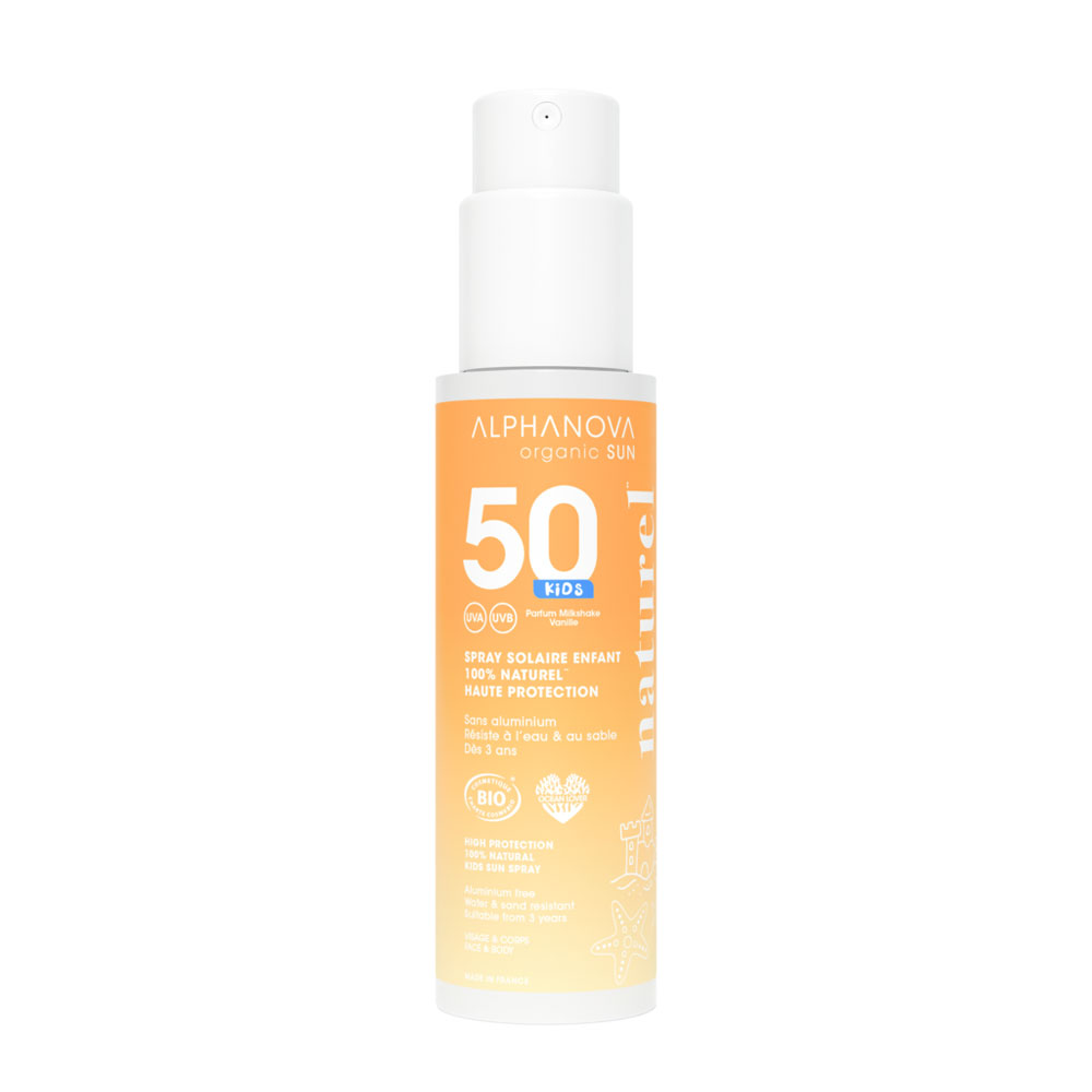 Alphanova Organic Sun Spray Solaire Enfants SPF50 125 ml