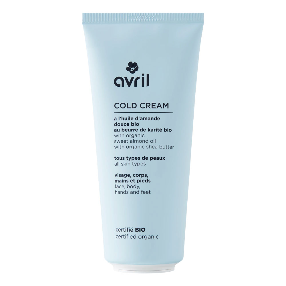 Avril Cold Cream with Sweet Almond Oil and Organic Karite Butter Face and Body 200ml