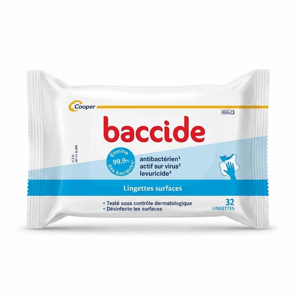 Baccide Disinfectant wipes 32 units