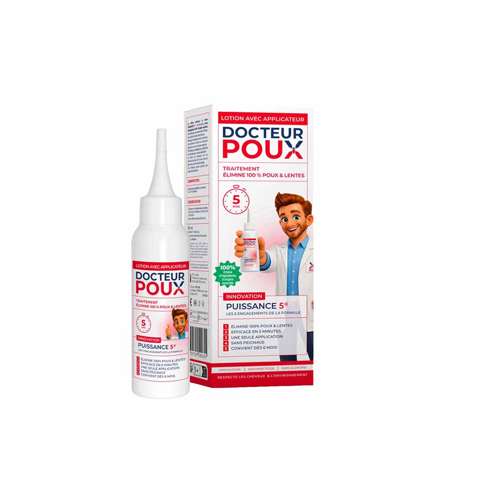 Docteur Poux Anti-Poux Lotion With Applicator Power 5 100 ml