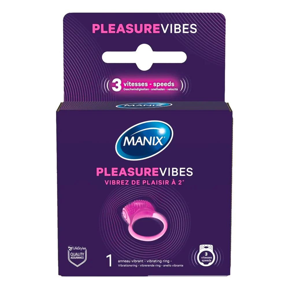Manix Pleasure Vibes Vibrating rose ring x1