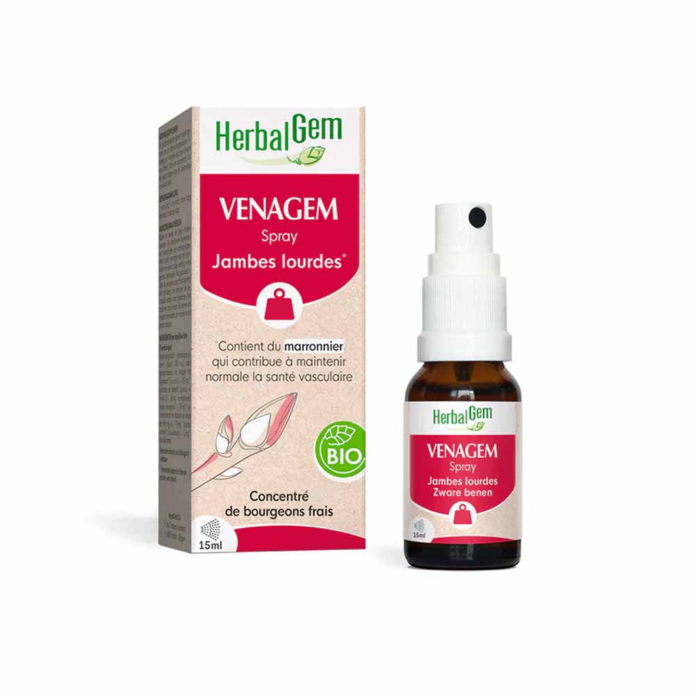 Herbalgem Venagem organic concentrated gemmotherapy complex for heavy legs 15 ml