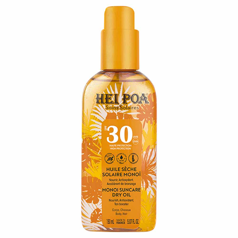Hei Poa Sun Care Monoi Dry Oil SPF30 Tiaré 150ml