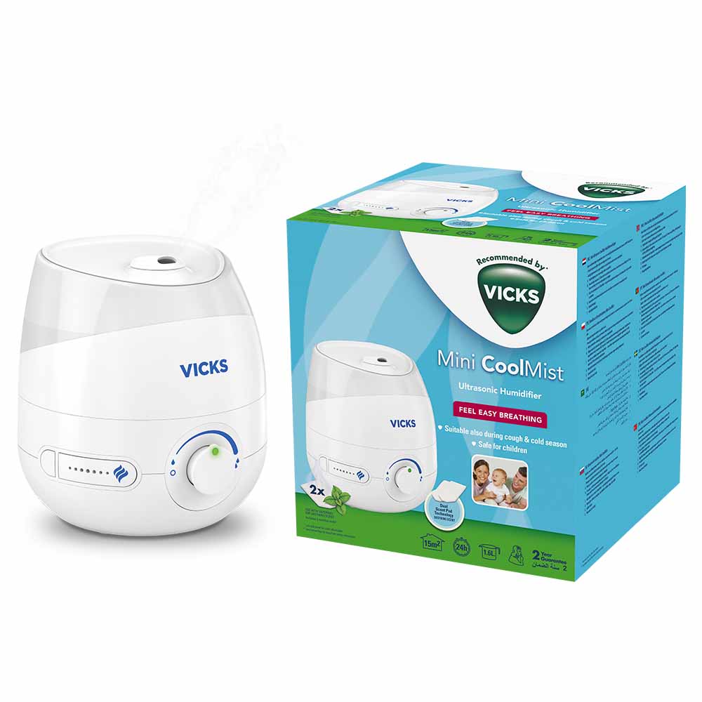 Vicks Cool Mist Mini ultrasonic humidifier
