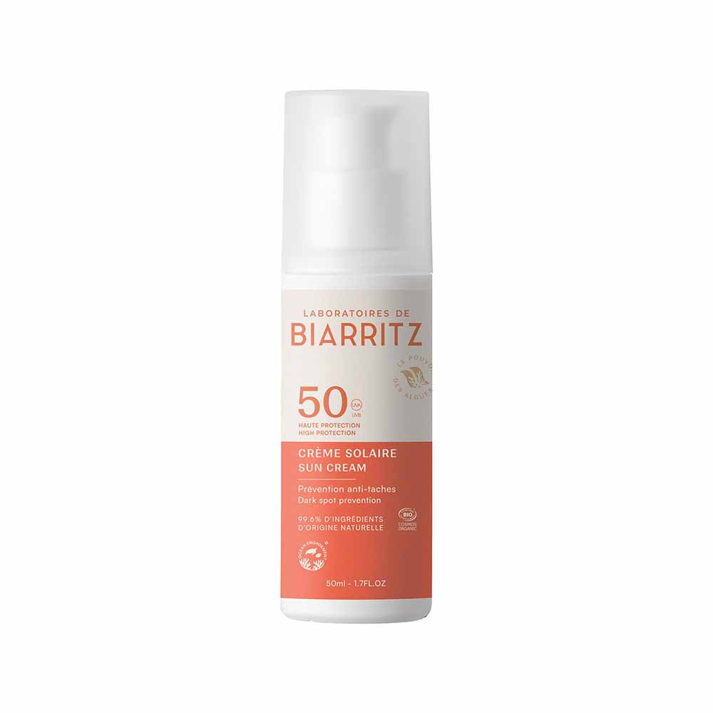 Laboratoires De Biarritz Sun care Algamaris Organic Sunscreen Face Cream Spf 50 Bio 50ml
