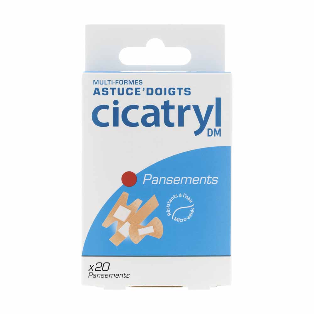 Pierre Fabre Cicatryl finger plasters Astuce'Doigts multi-shape x 20