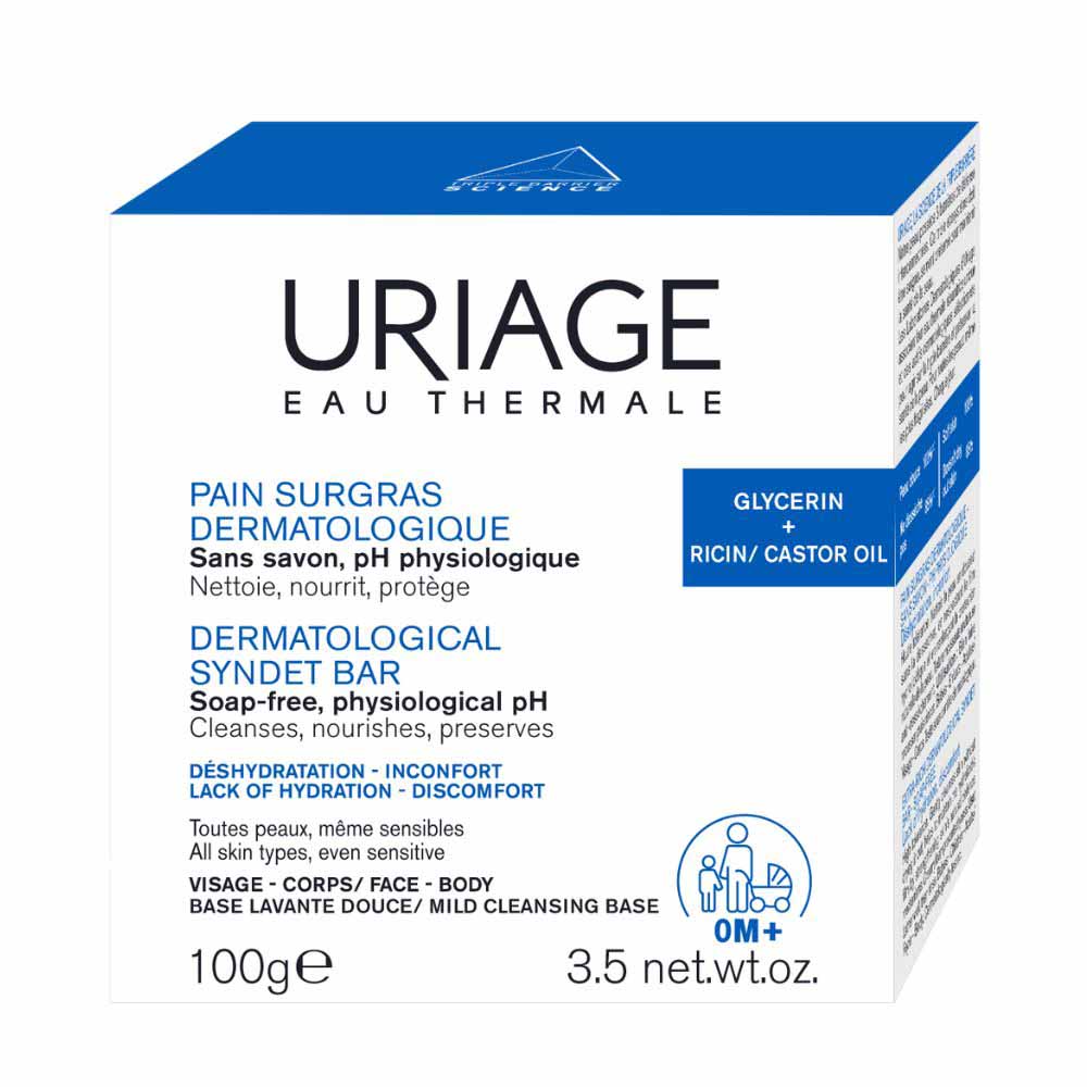 Uriage Derm-Phy Dermatological Superfatted Soap 100 g