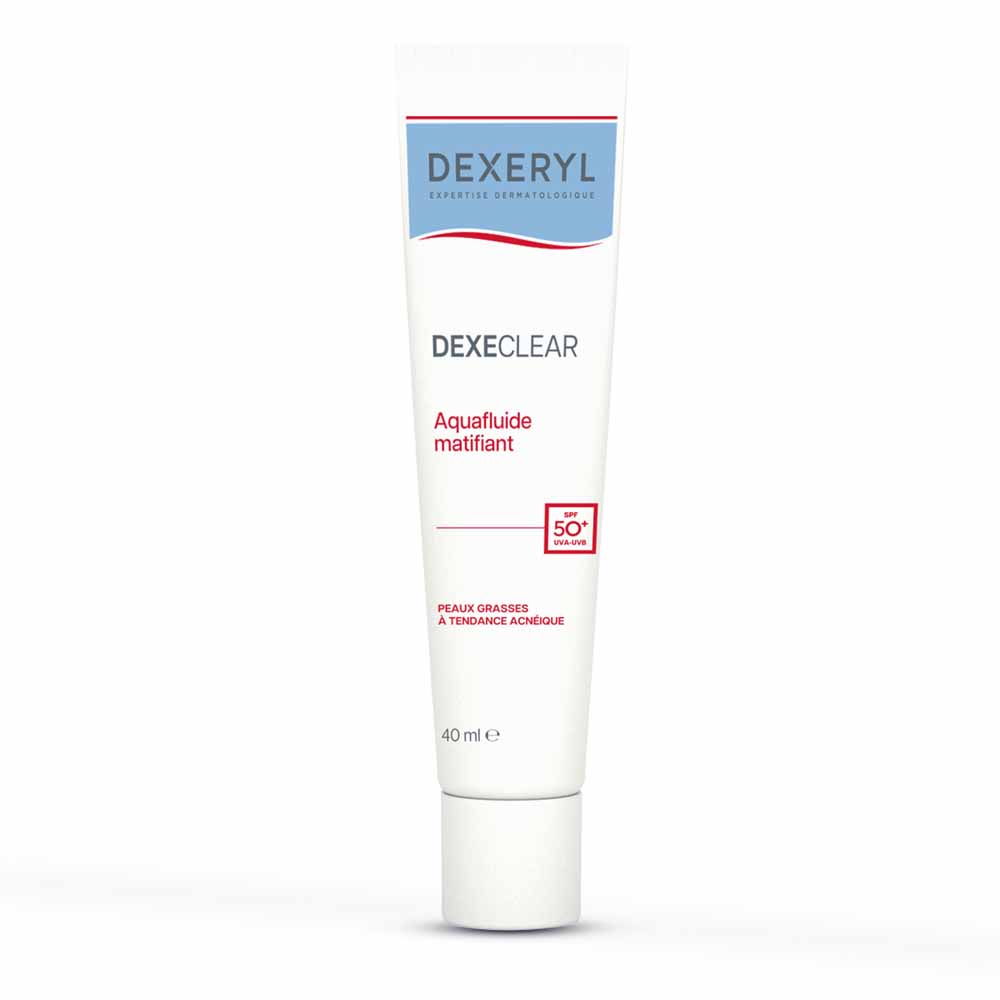 Dexeryl Dexeclear Aquafluide Matifying SPF50+ sun cream 40 ml