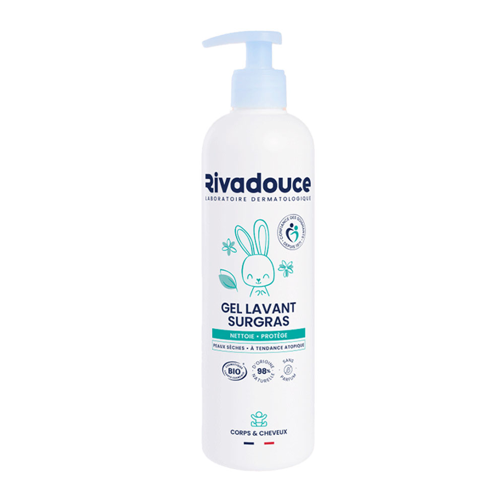Rivadouce Baby Organic cleansing shower gel Body &amp; Hair 500 ml