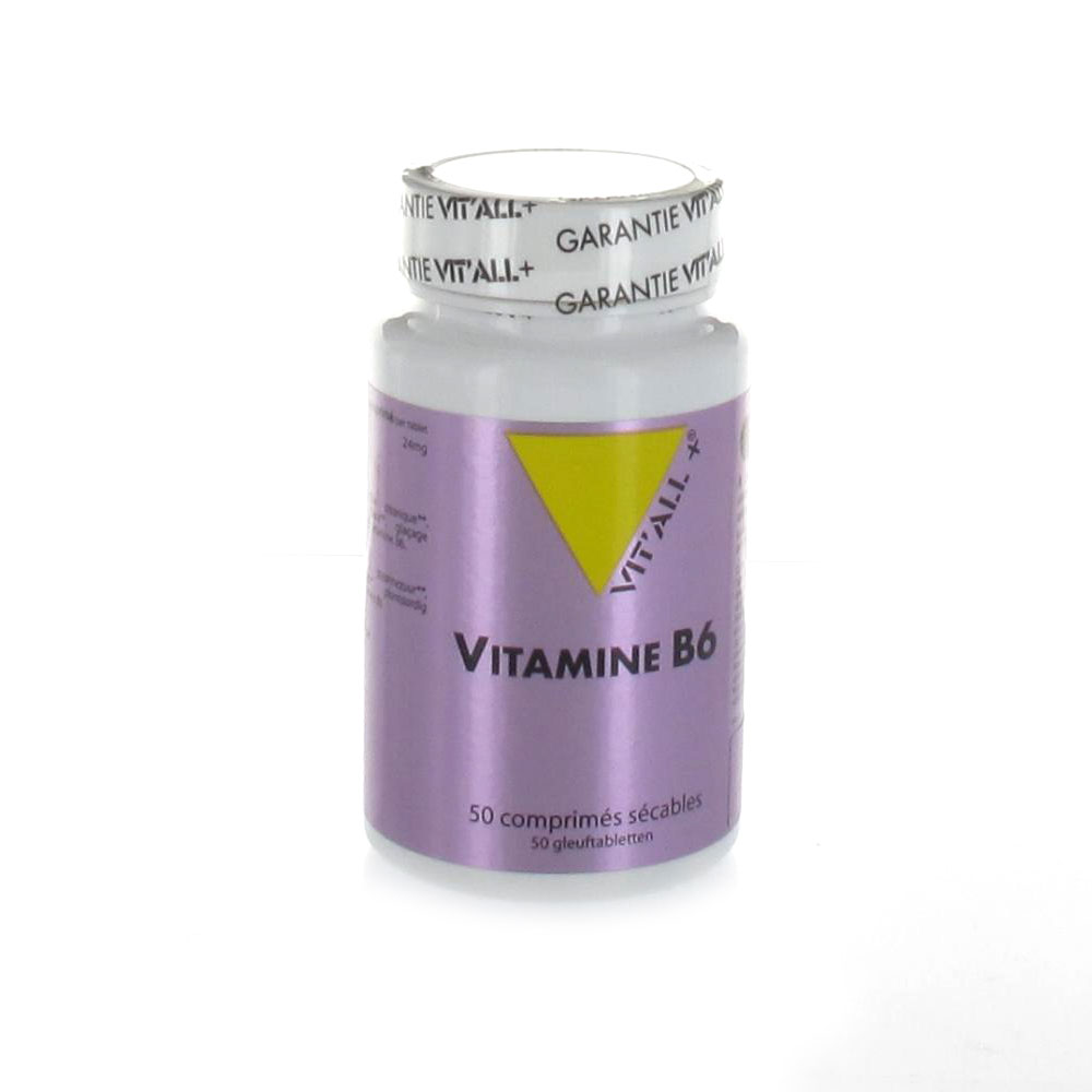 Vit'All+ Vitamin B6 50 tablets