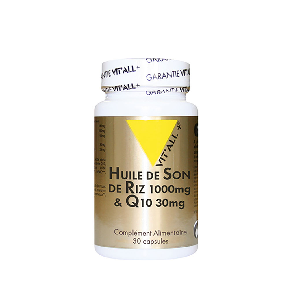 Vit'All+ Q10 Rice Bran Oil 1000mg 1000mg 30 tablets
