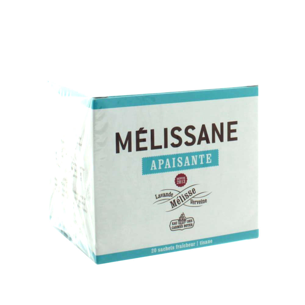 Eau Des Carmes Boyer SOOTHING MELISSA TEA 20 FRESHNESS SACHETS