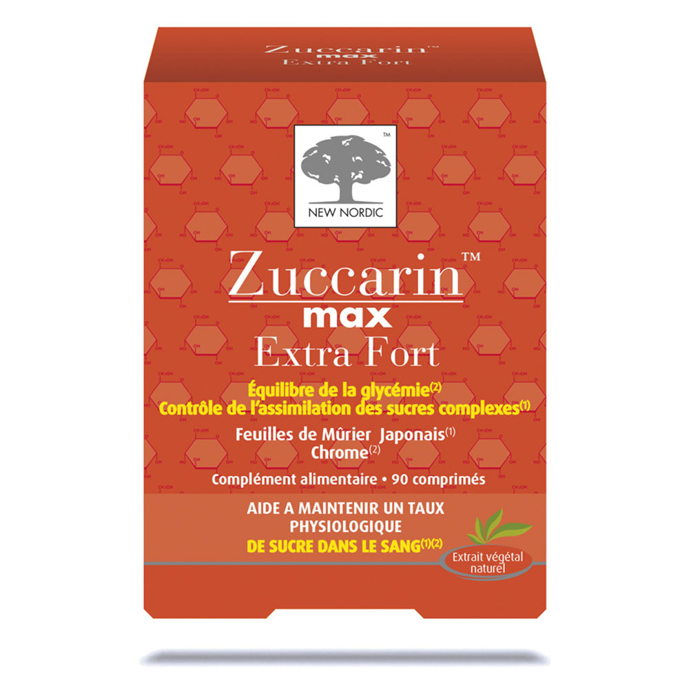 New Nordic Zuccarin Max Extra Fort 90 Tablets