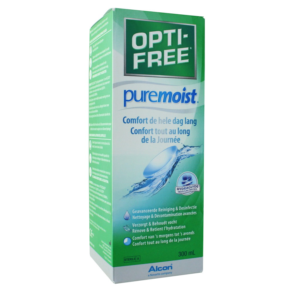 Alcon Opti-Free Pure Moist multi-purpose solution for contact lens disinfection 300 ml