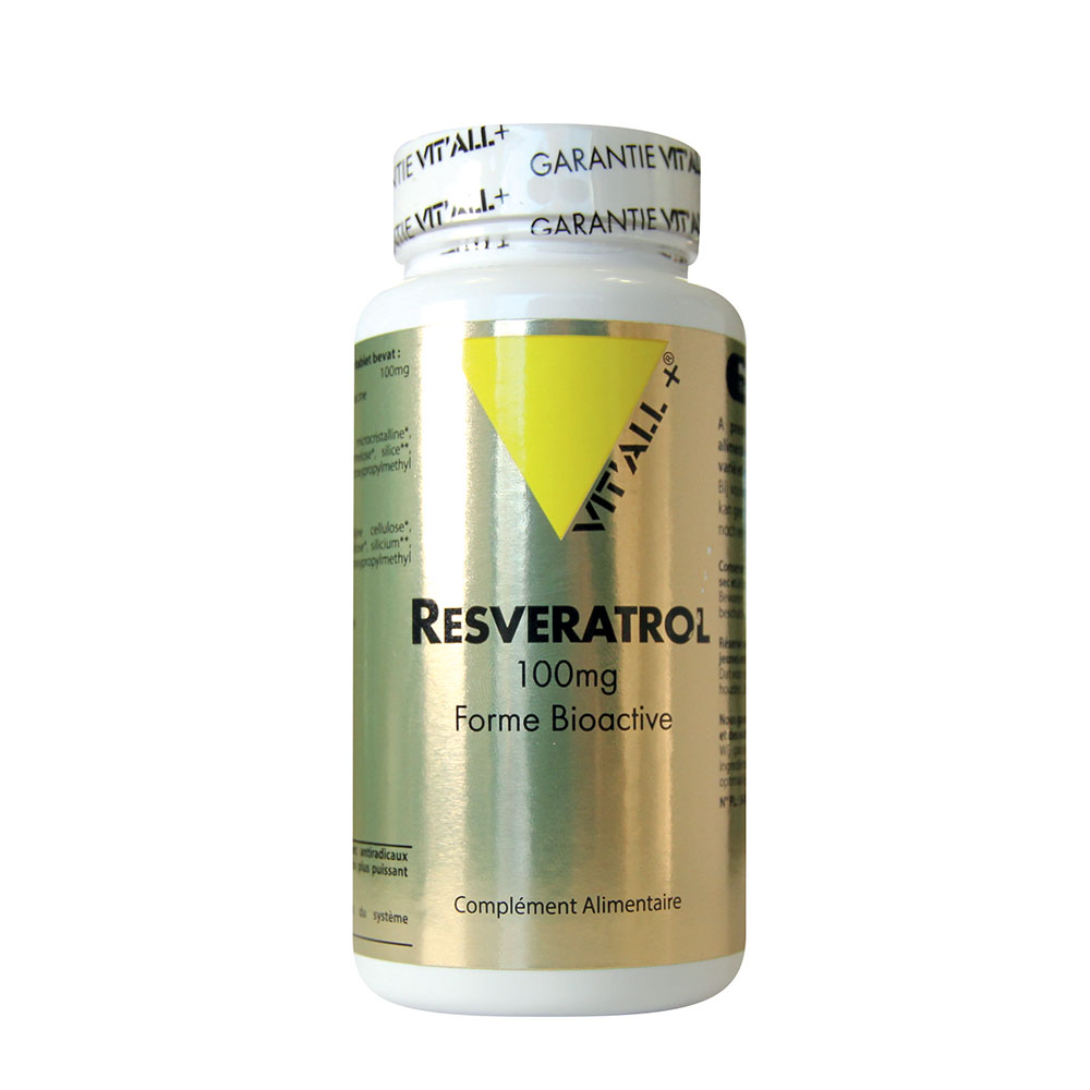 Vit'All+ Resveratrol 100 mg 30 tablets