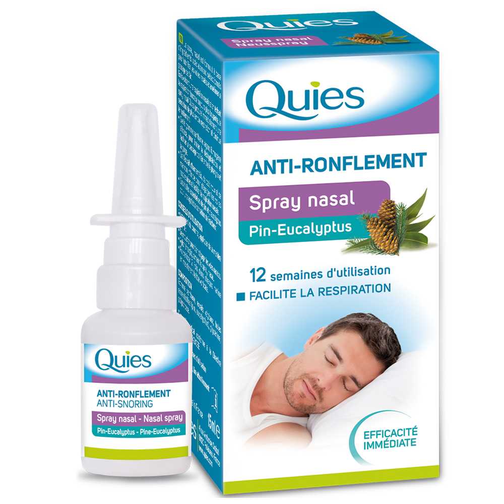 Quies Anti-snoring pine-eucalyptus nasal spray 15 ml