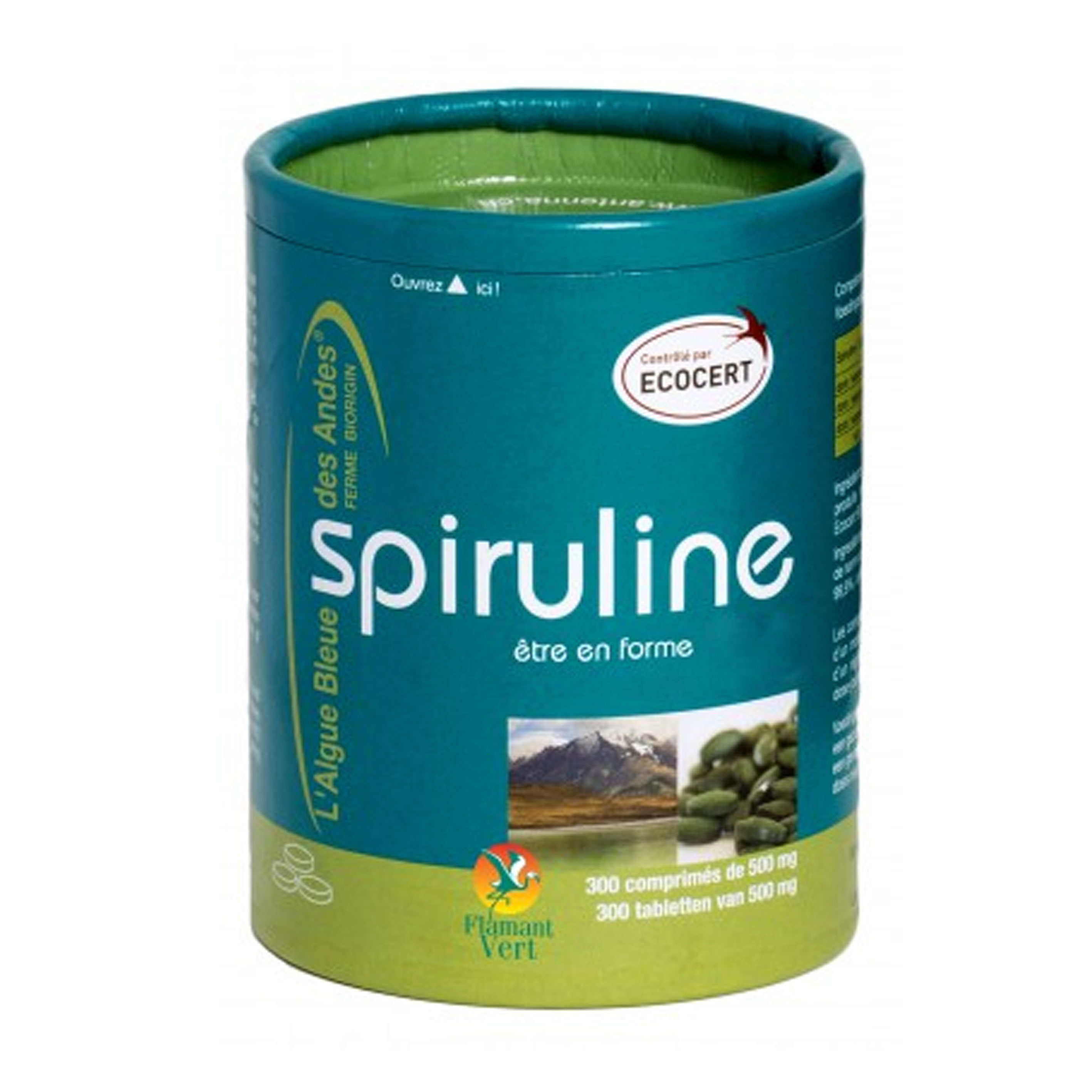 Flamant Vert Spirulina Etre En Forme 300 Tablets
