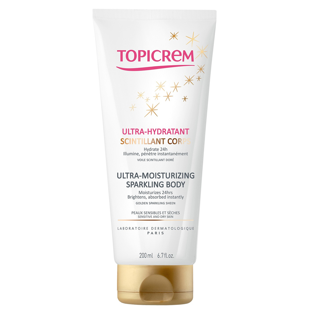 Topicrem Ultra-Hydrating Ultra Moisturizing Sparkling Body Peaux Sensibles Et Seches 200ml