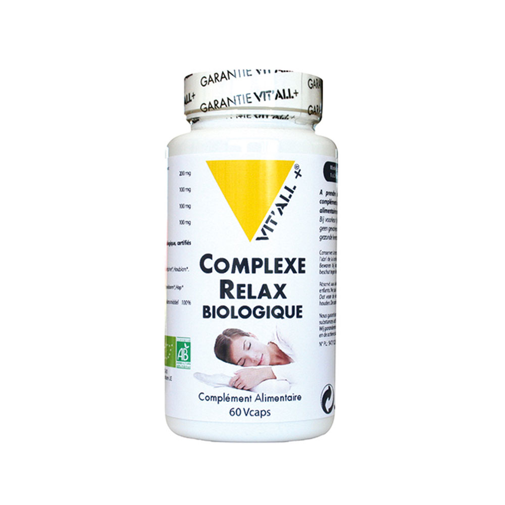 Vit'All+ Organic relaxing complex 60 capsules