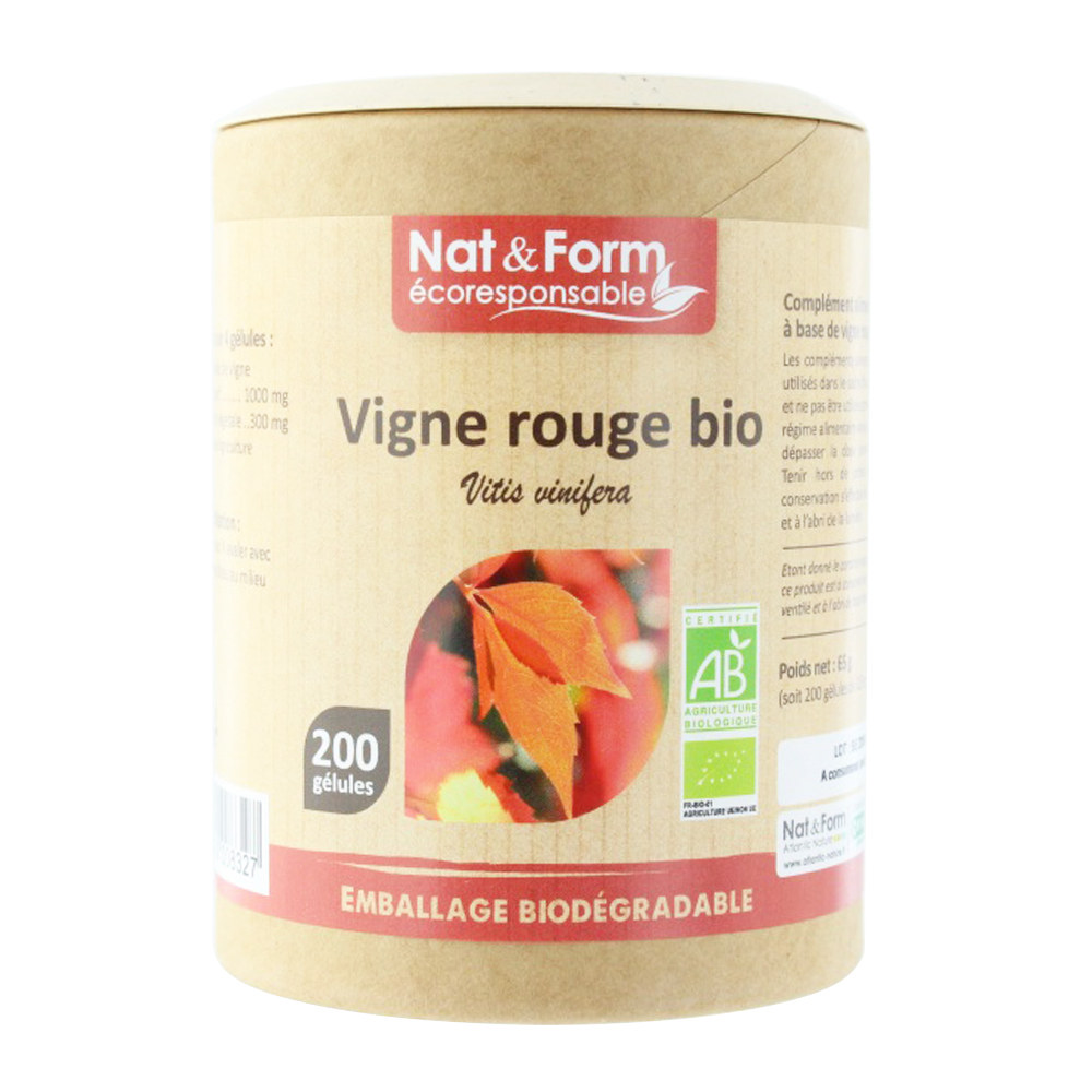 Nat&Form BIOES RED VINE 200 capsules