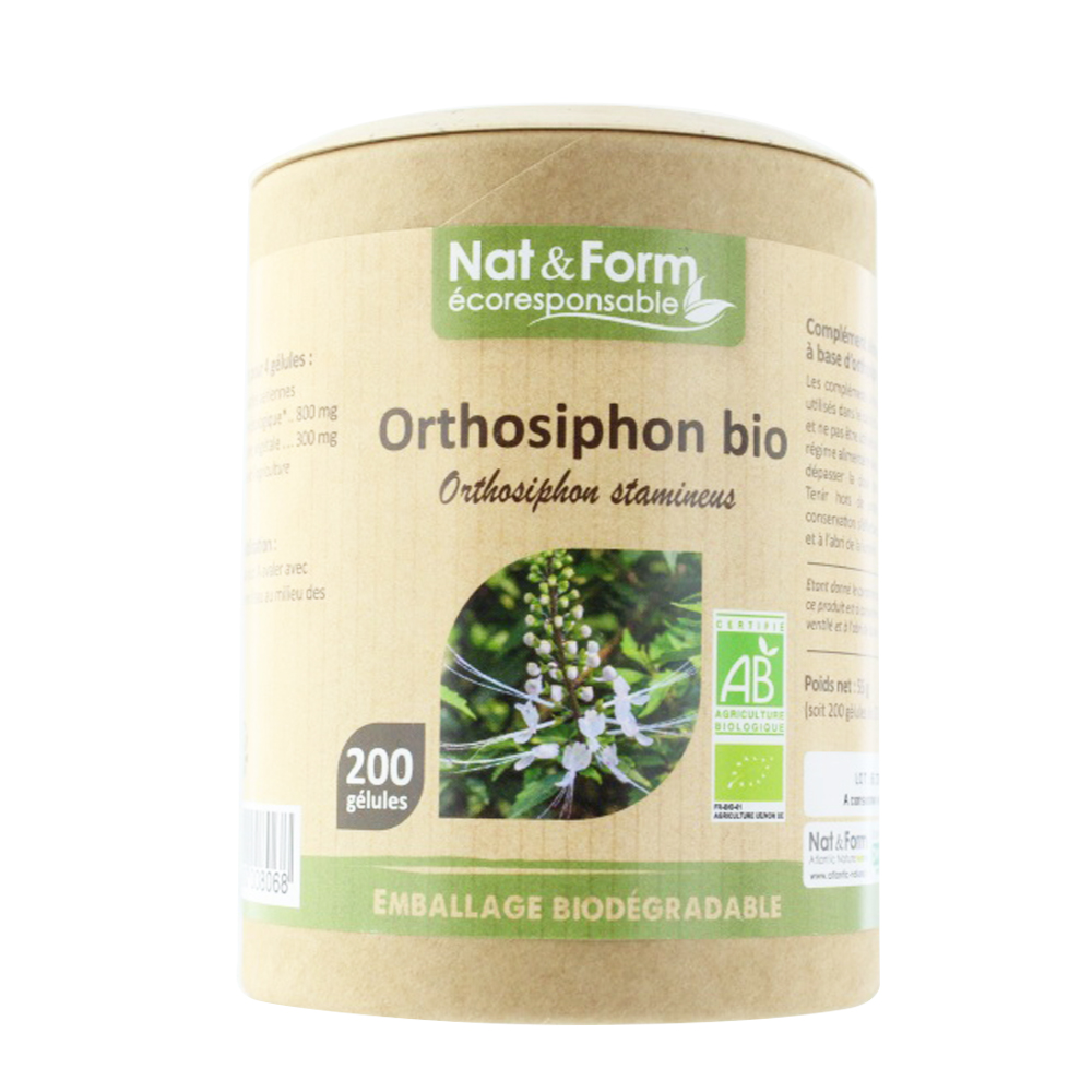 Nat&Form ORGANIC ORTHOSIPHON 200 capsules