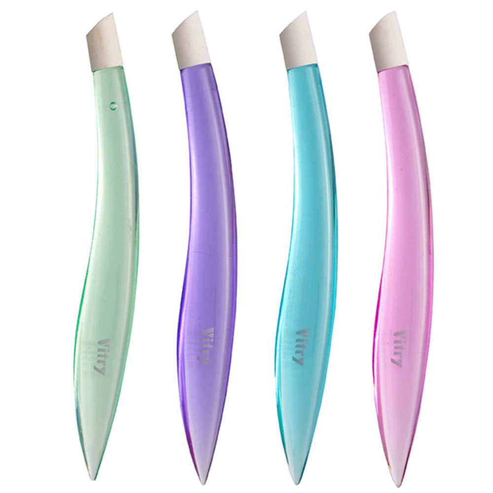 Vitry Coloured Cuticle Pusher With Rubber Tip